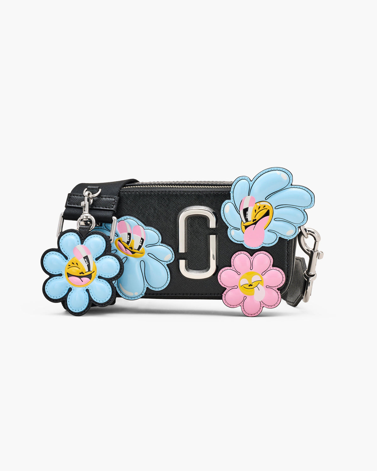 Marc Jacobs Marc Jacobs Hattie Stewart X Marc Jacobs Snapshot Bag in Black Multi