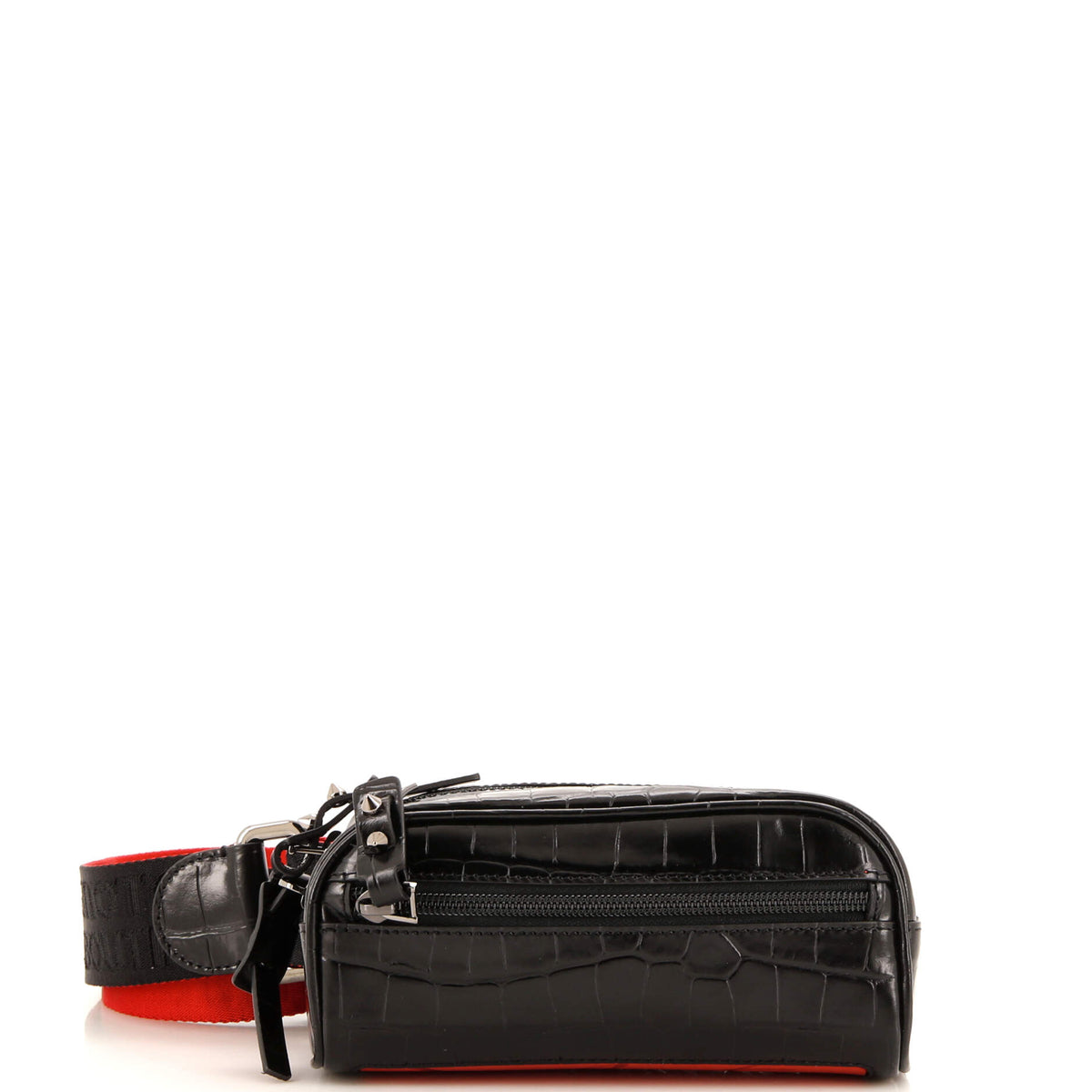Christian Louboutin Blaster Waist Bag Alligator Embossed Calfskin