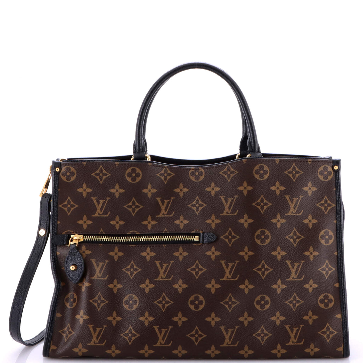 Louis Vuitton Popincourt NM Handbag Monogram Canvas with Leather MM