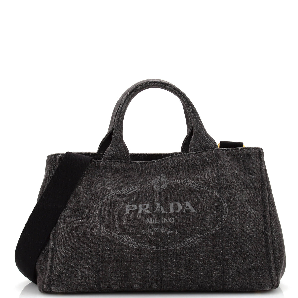 Prada PRADA Canapa Convertible Tote Denim Medium