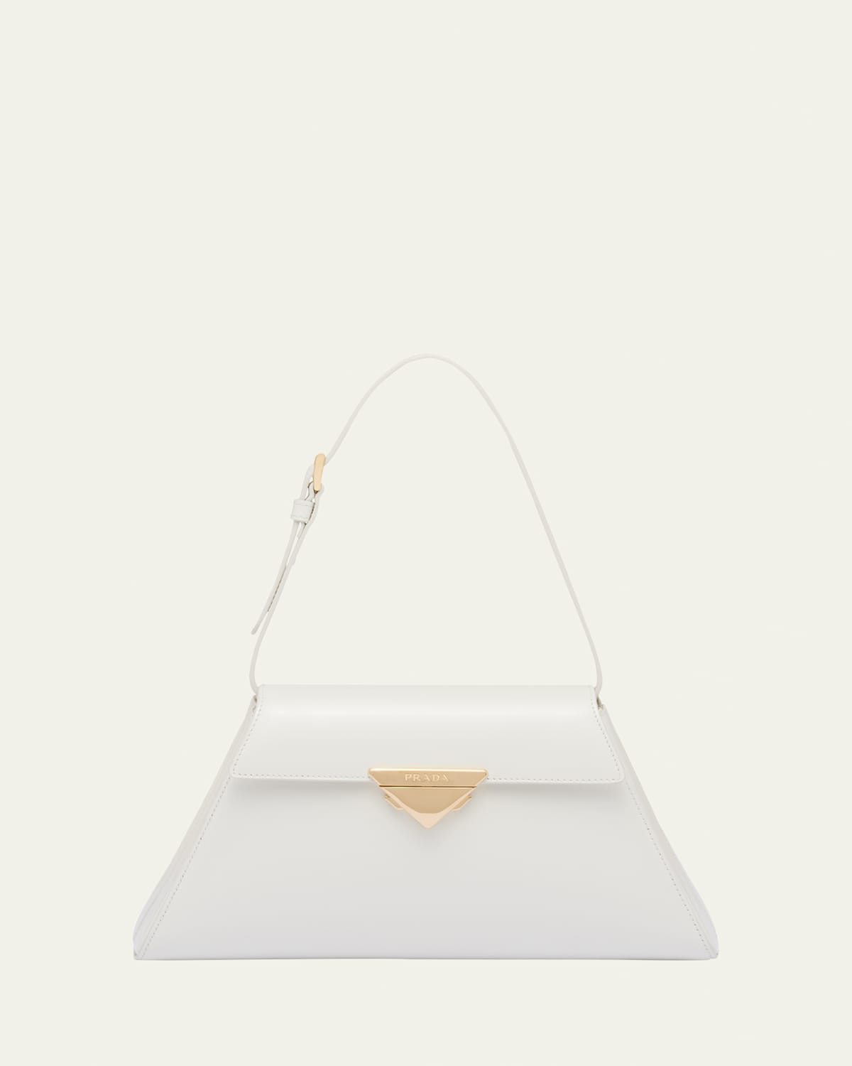 Prada Spazzolato Leather Shoulder Bag