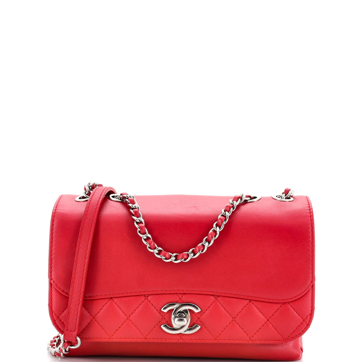 Chanel CHANEL Tramezzo Flap Bag Calfskin Small