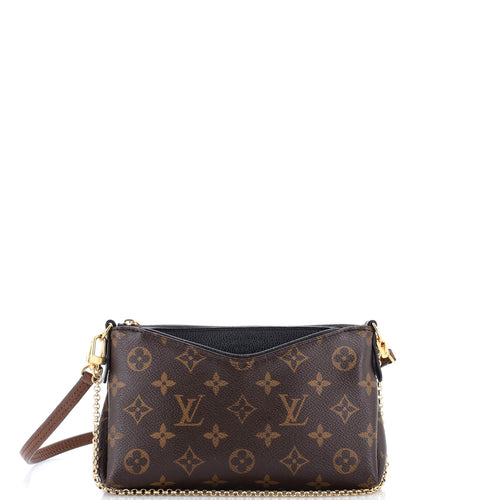 Pallas Clutch Monogram Canvas with Leather