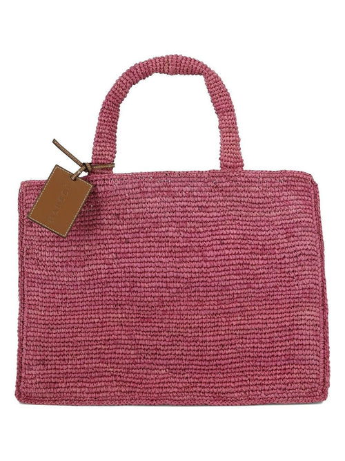 Women's Sunset L Bag in Fuchsia | V Color 7.5 Color ABNATURAL Color RAFFIA Color AZALEA