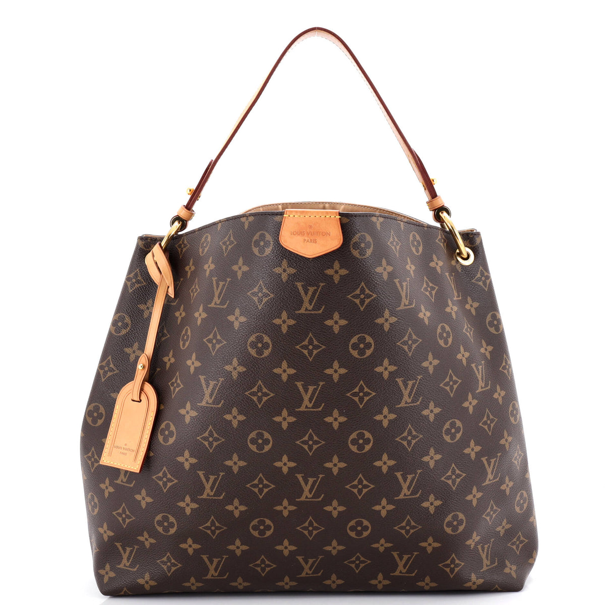 Louis Vuitton Graceful Handbag Monogram Canvas MM