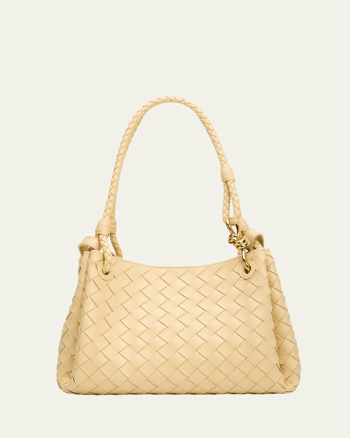 Bottega Veneta Parachute Medium Nappa Leather Shoulder Bag