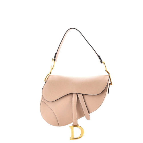 Saddle Handbag Leather Medium