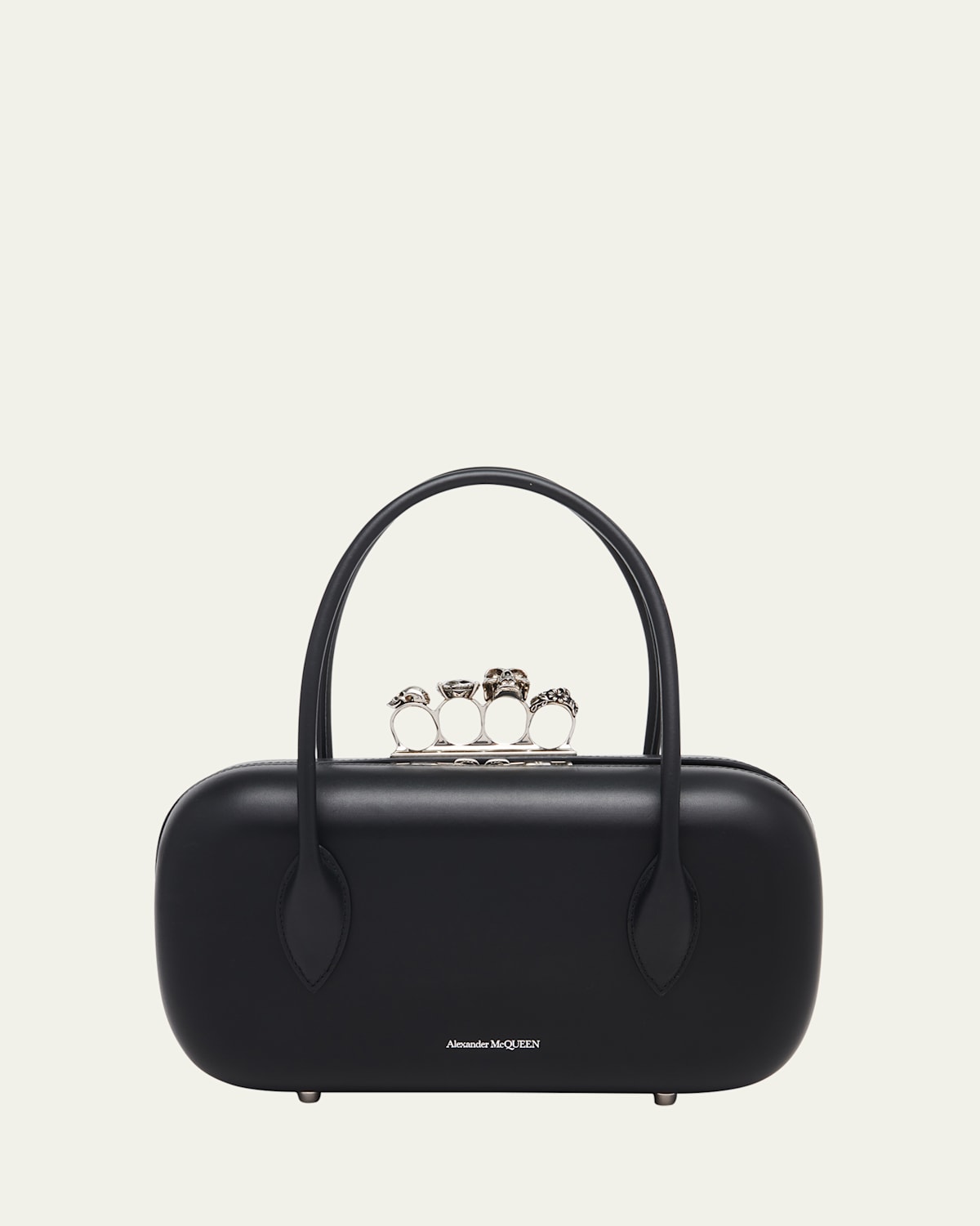 Alexander Mcqueen The Reverse Leather Clutch Bag