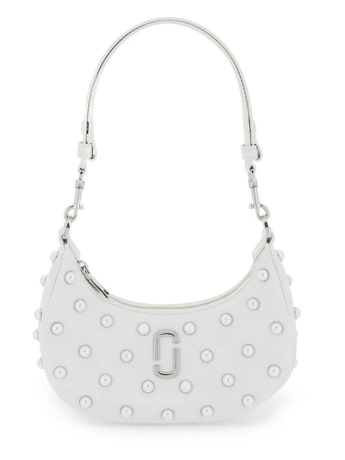 Women's The Pearl Small Curve Bag in White | 2R3HSH057H02