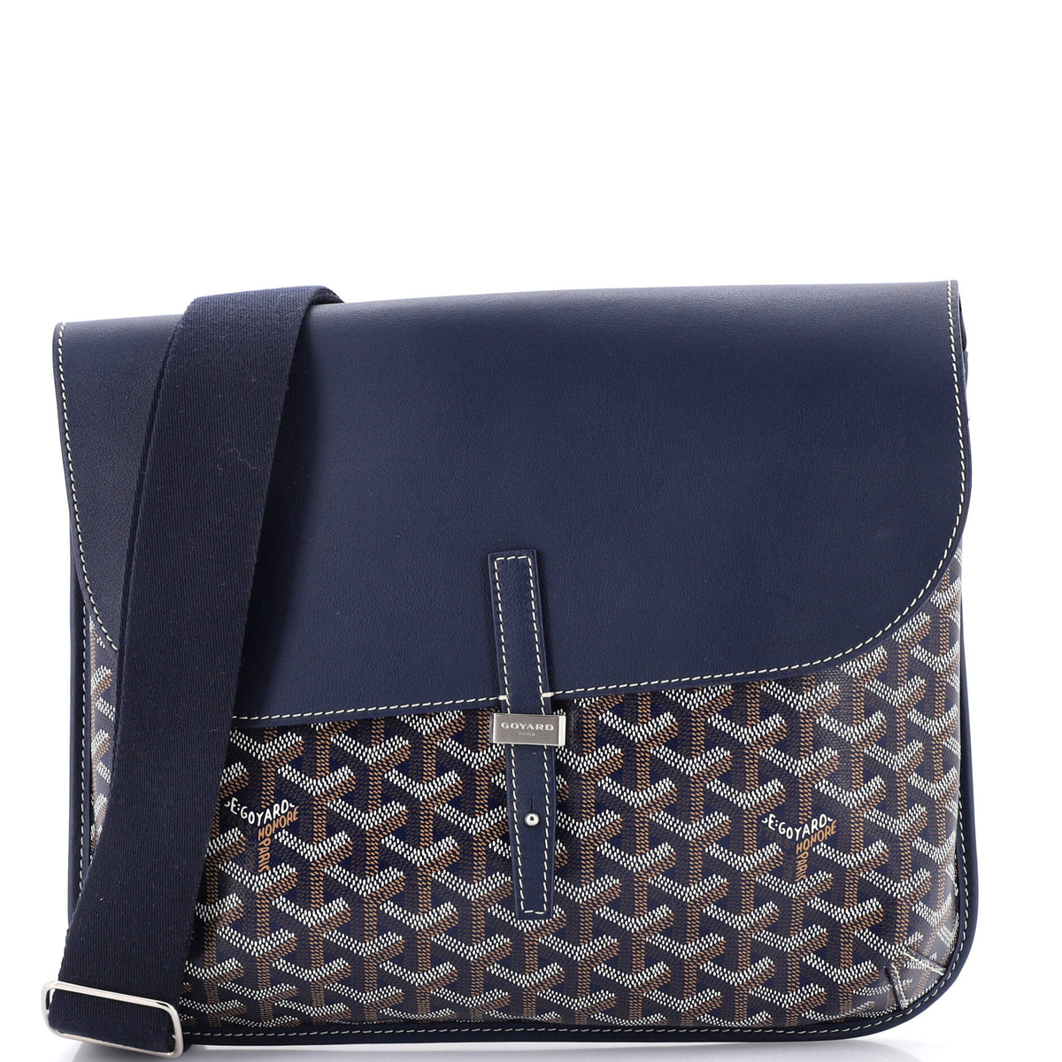 Goyard GOYARD Coursier Messenger Bag Coated Canvas and Leather