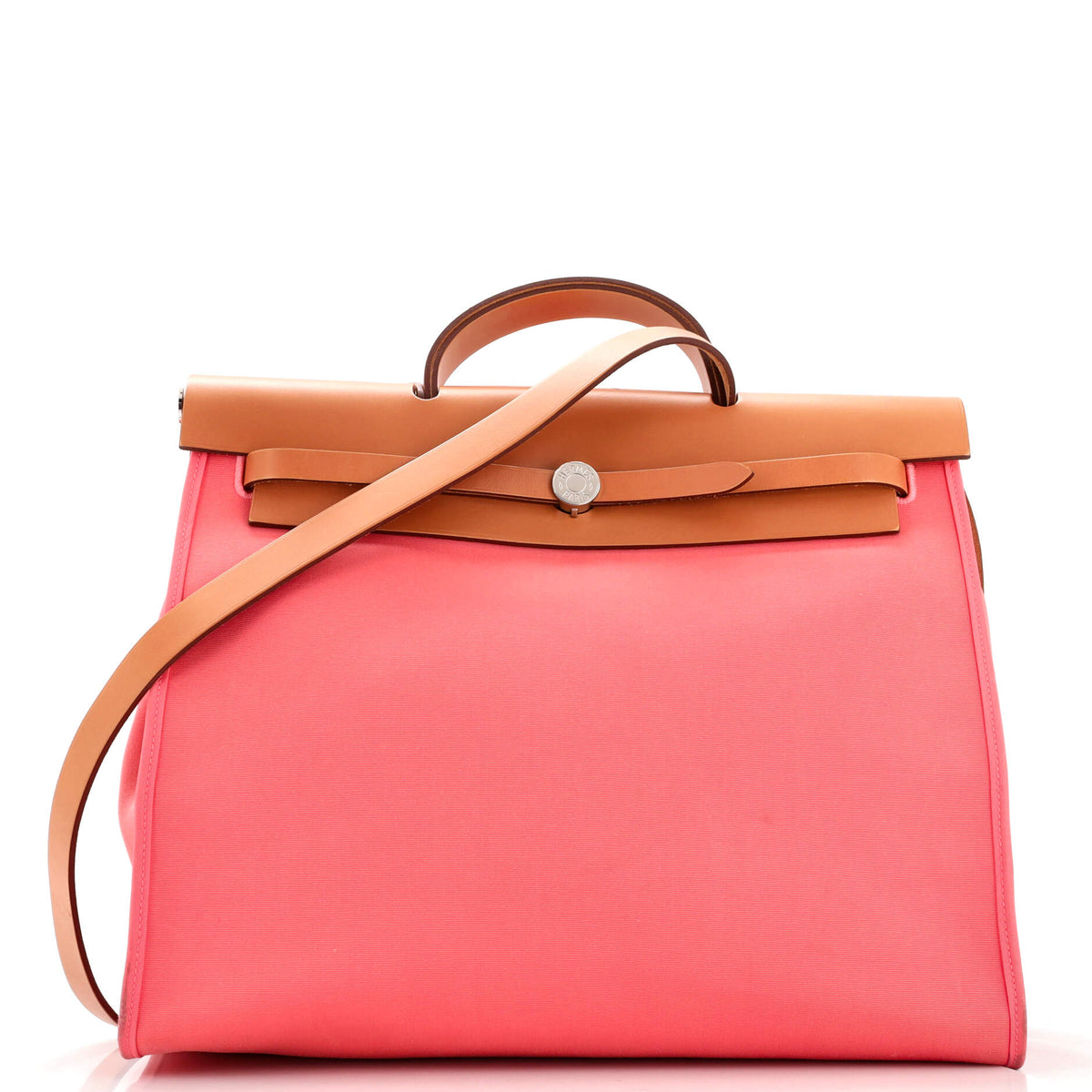 Hermès Herbag Zip Leather and Toile 39