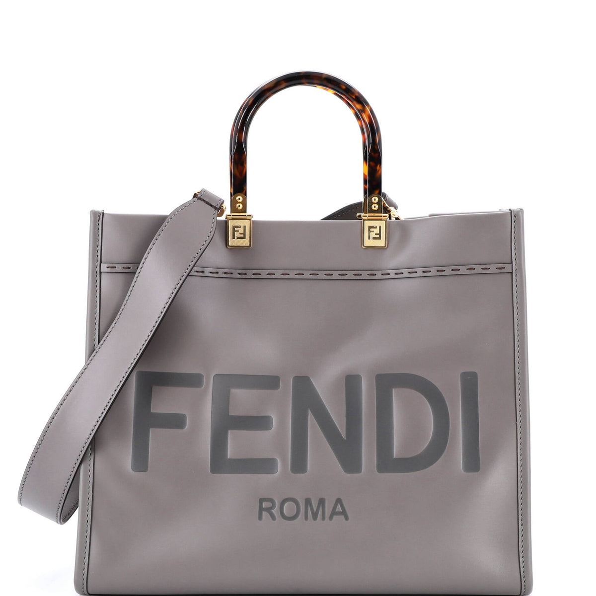 Fendi FENDI Sunshine Shopper Tote Leather Medium