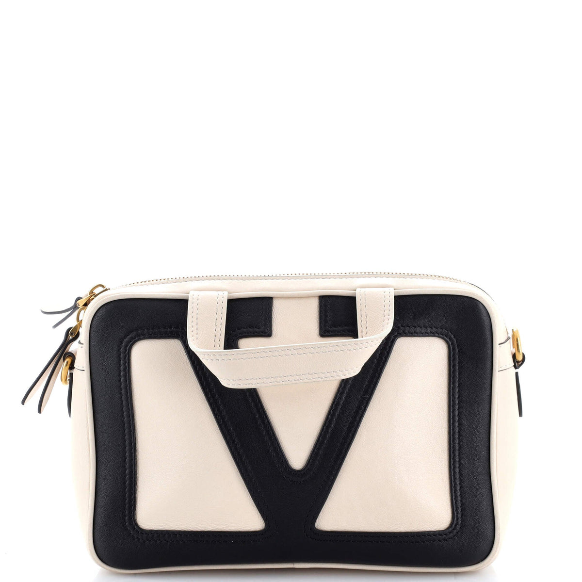 Valentino VALENTINO GARAVANI Viva Superstar Convertible Zip Tote Leather Small
