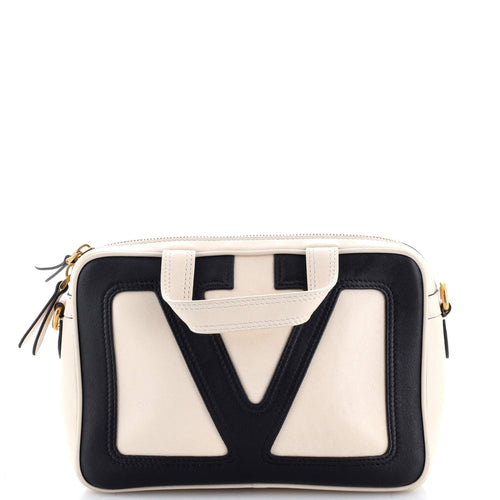 VALENTINO GARAVANI Viva Superstar Convertible Zip Tote Leather Small