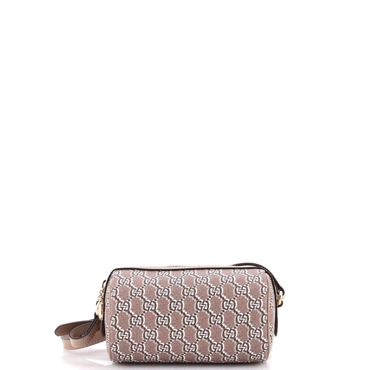 Gucci GUCCI Cylindrical Shoulder Bag GG Shadow Coated Canvas Mini