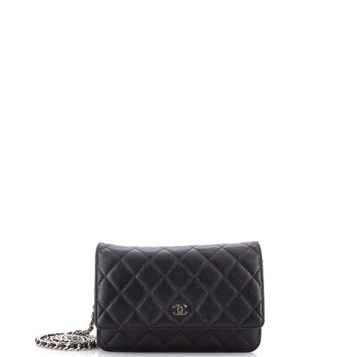 CHANEL Wallet on Chain Quilted Caviar