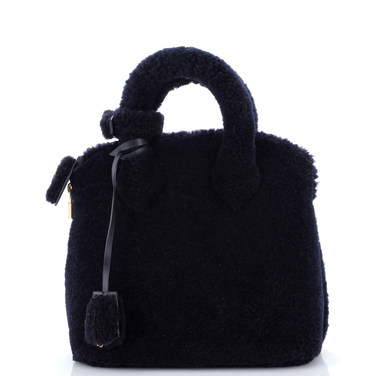 Louis Vuitton Lockit Handbag Shearling