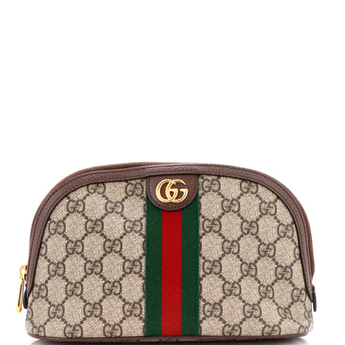 GUCCI Ophidia Cosmetic Case GG Coated Canvas Large