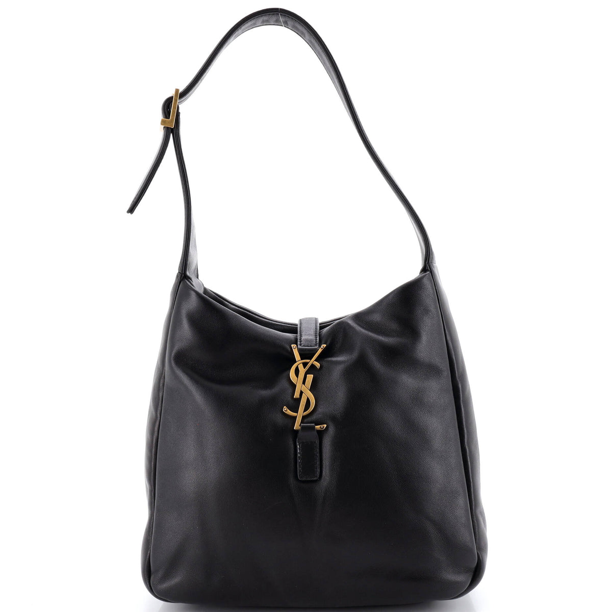 Saint Laurent Le 5 a 7 Supple Hobo Leather Small