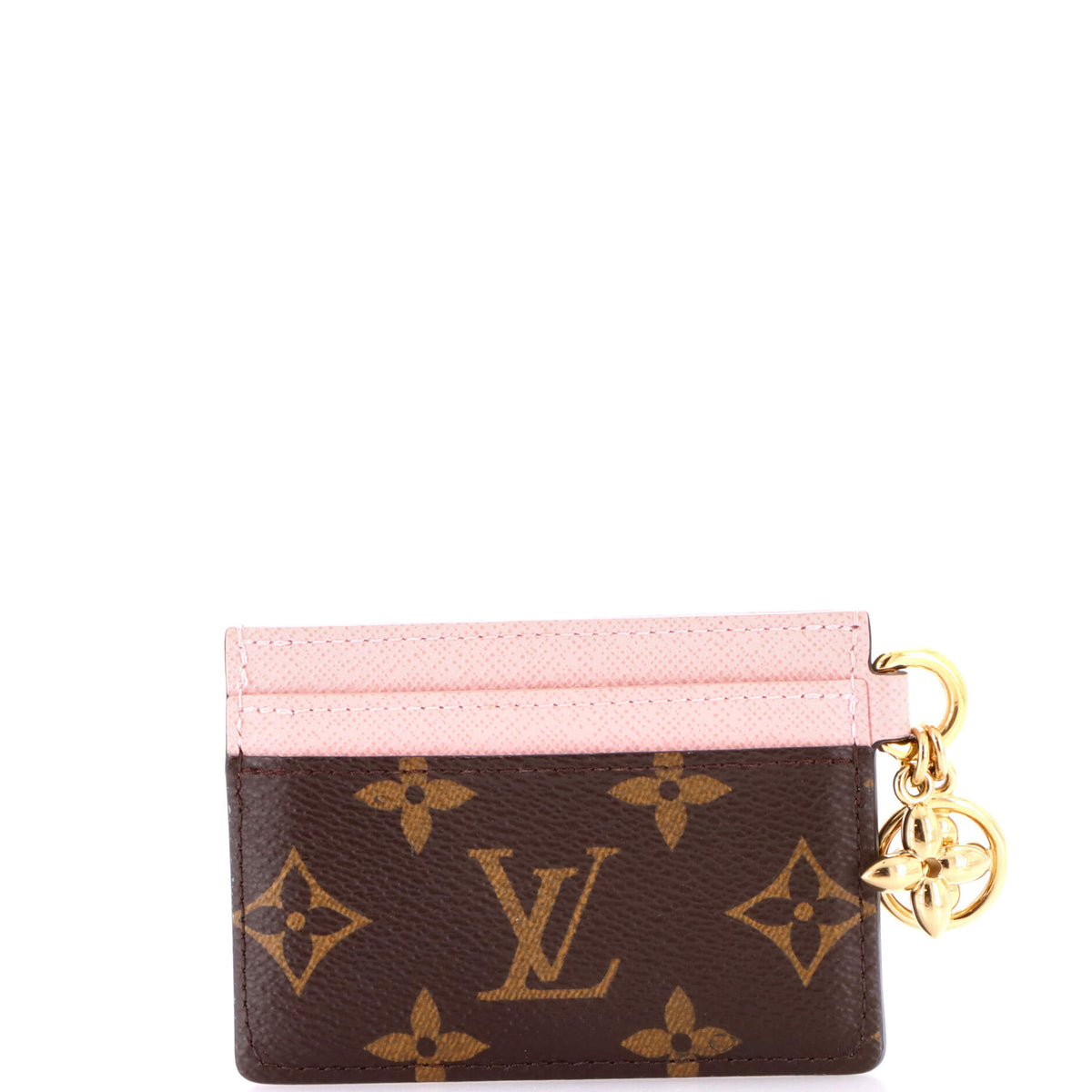 Louis Vuitton LV Charms Card Holder Monogram Canvas and Leather