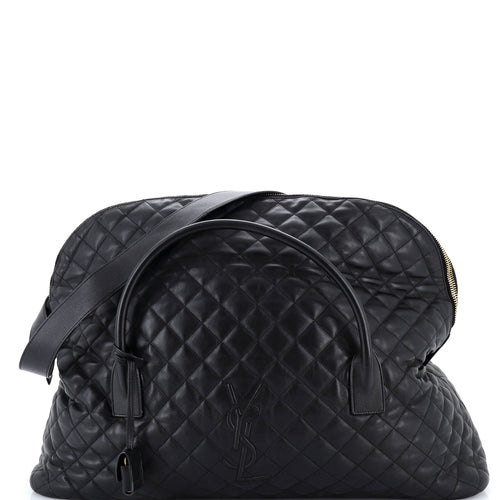 ES Giant Travel Bag Quilted Leather