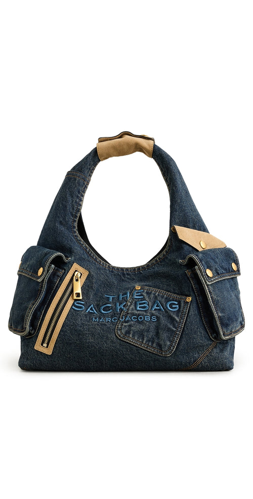 The Sack Hobo Bag Dark Wash Indigo One Size