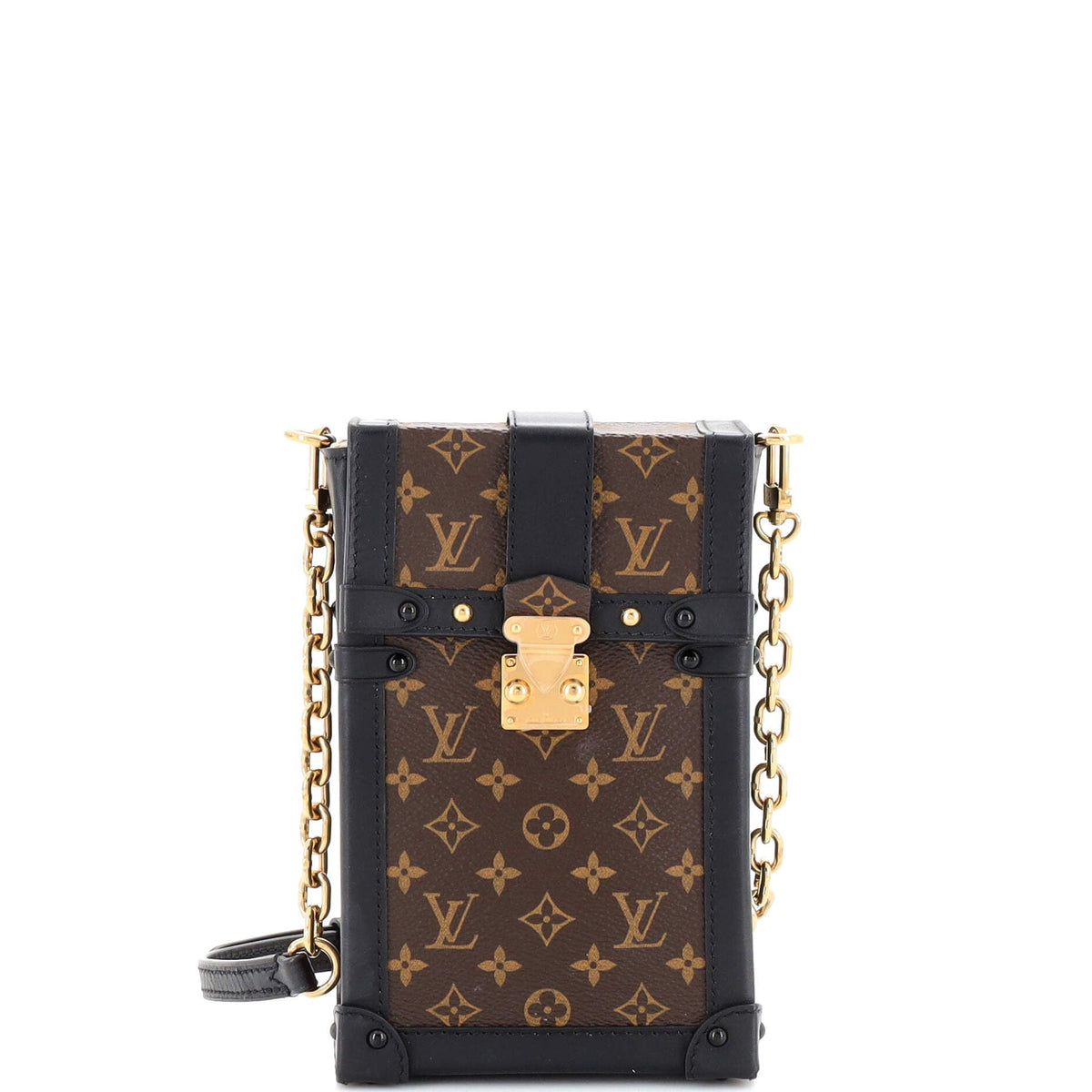 Louis Vuitton Vertical Trunk Pochette Monogram Canvas