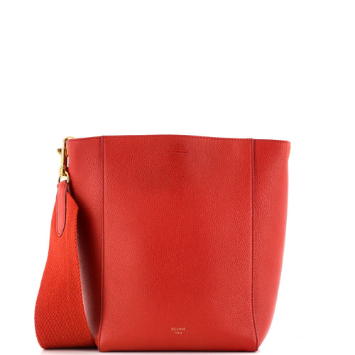 CELINE Sangle Seau Bag Calfskin Small