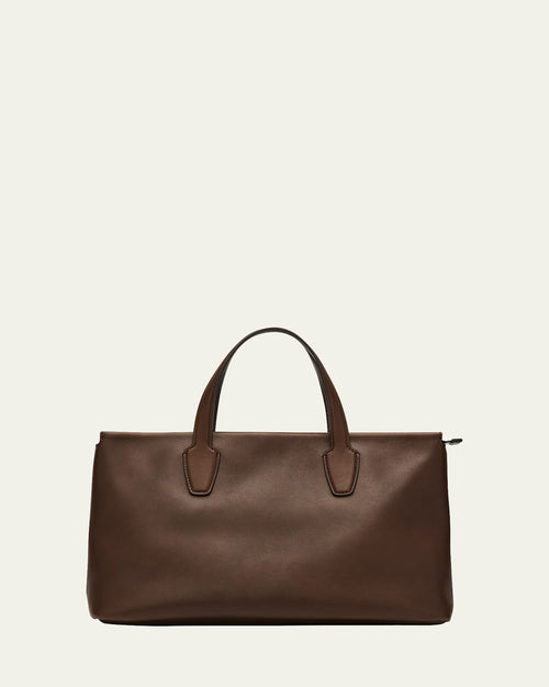 Marcel Slouchy Top-Handle Bag in Leather