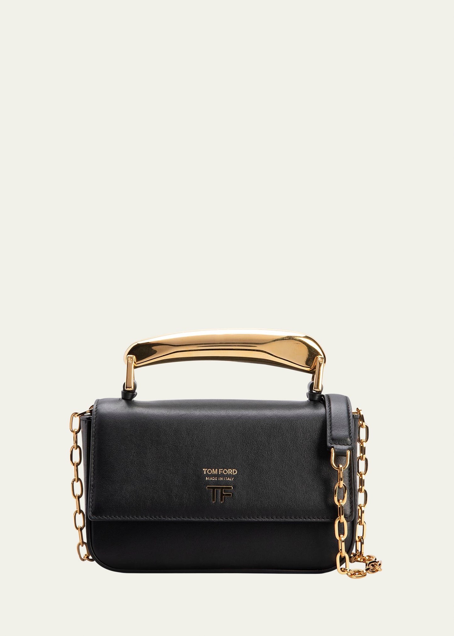 Tom Ford Bianca Medium Calfskin Top Handle Bag