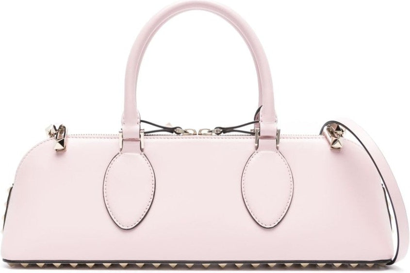 Valentino Garavani Women's Rockstud East-West Zip-Up Tote Bag in Rosequartz | 3W0B0M73PLX