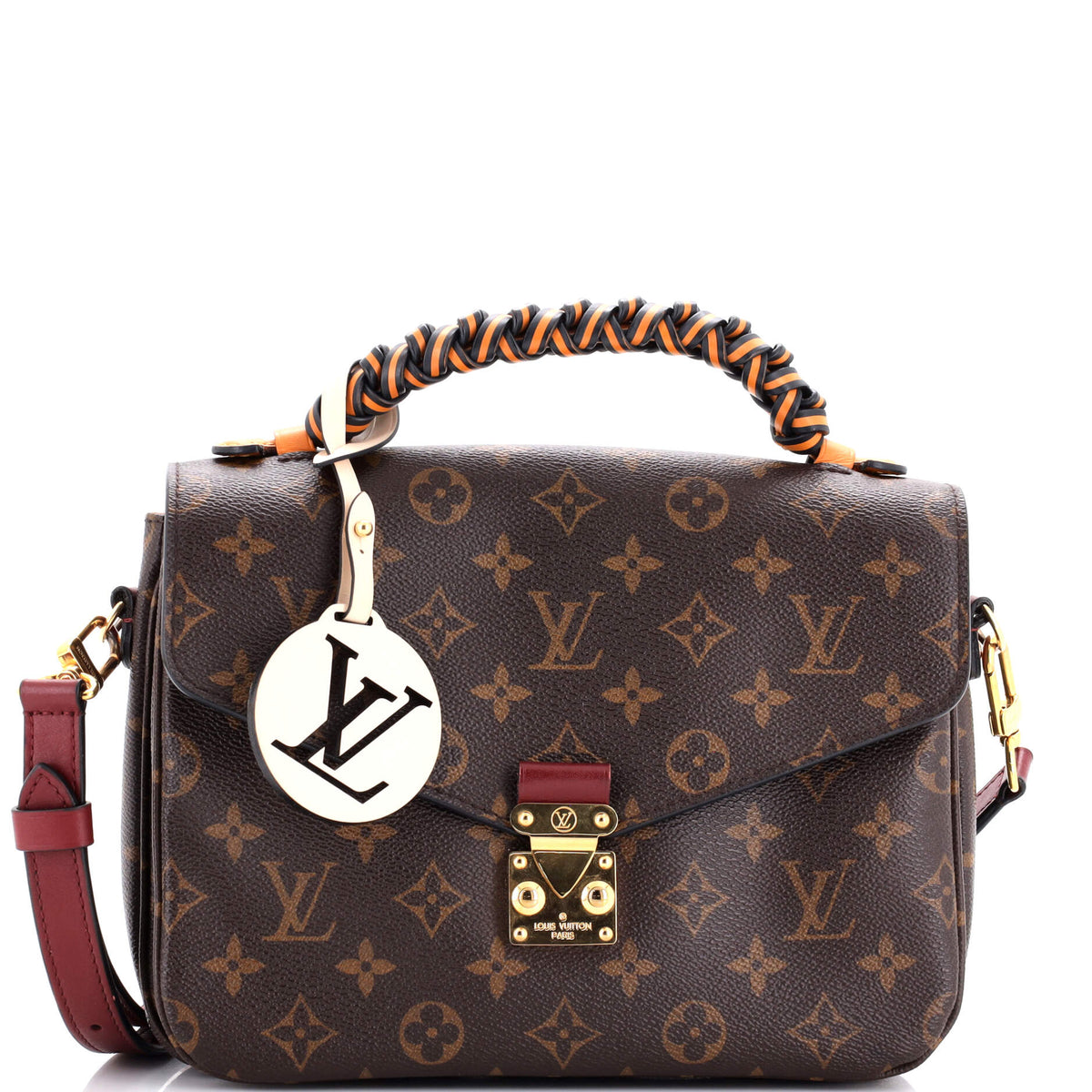 Louis Vuitton Braided Handle Pochette Metis Monogram Canvas