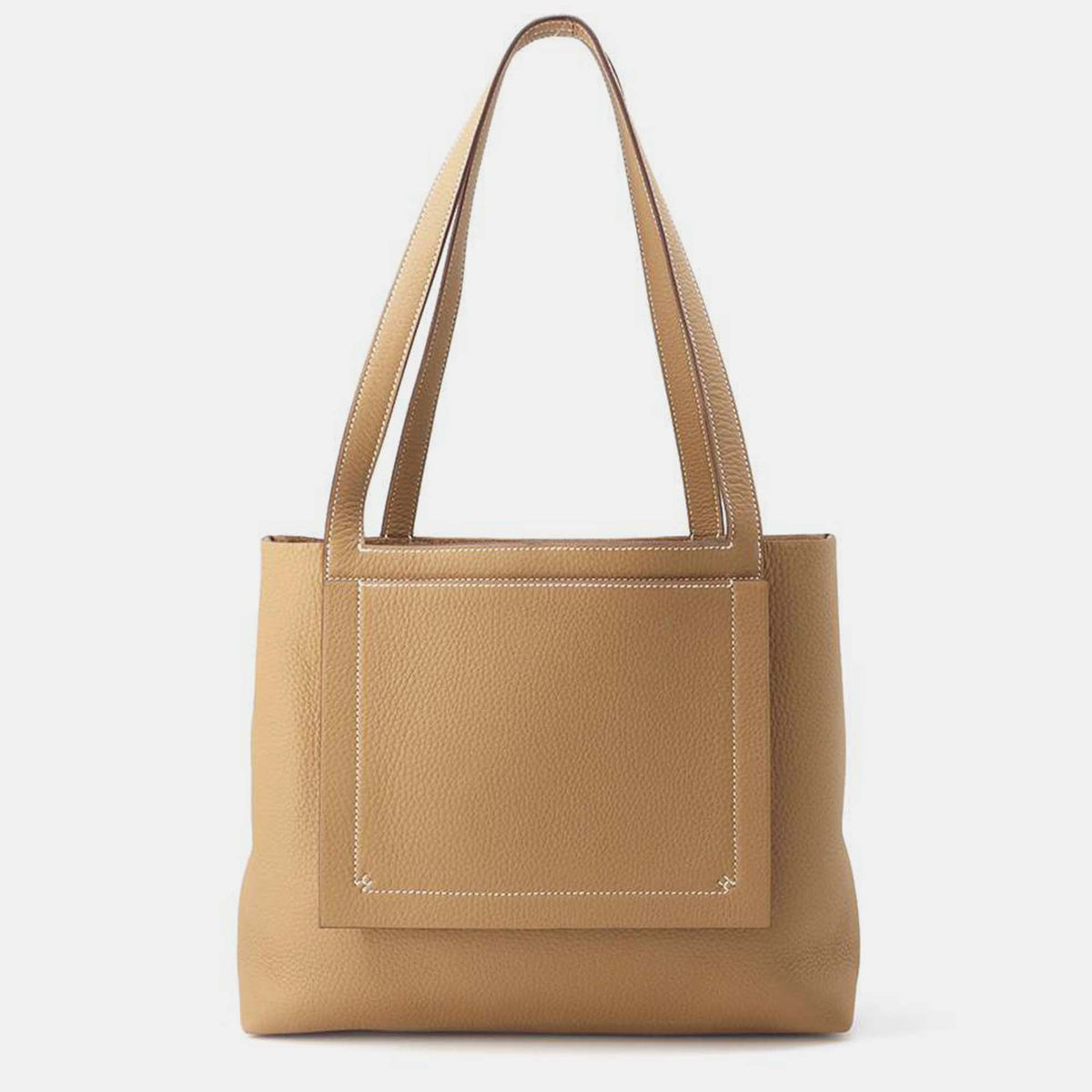 Hermès Biscuit Taurillon Clemence Cabas Sellier 31