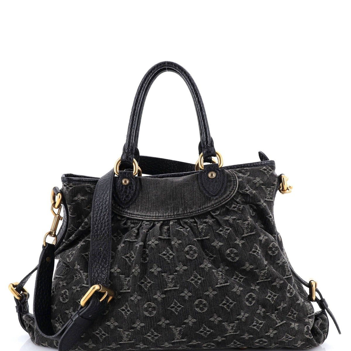 Louis Vuitton Neo Cabby Handbag Denim GM