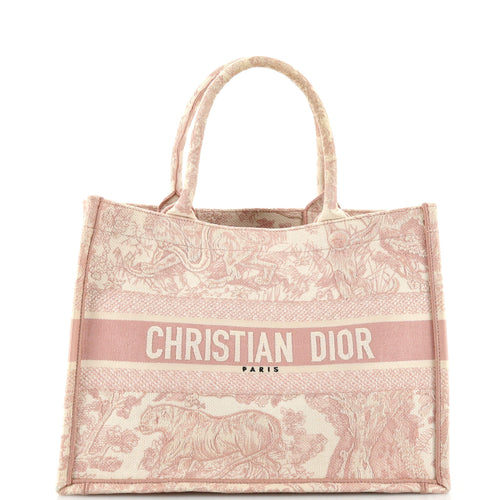 Book Tote Embroidered Canvas Medium