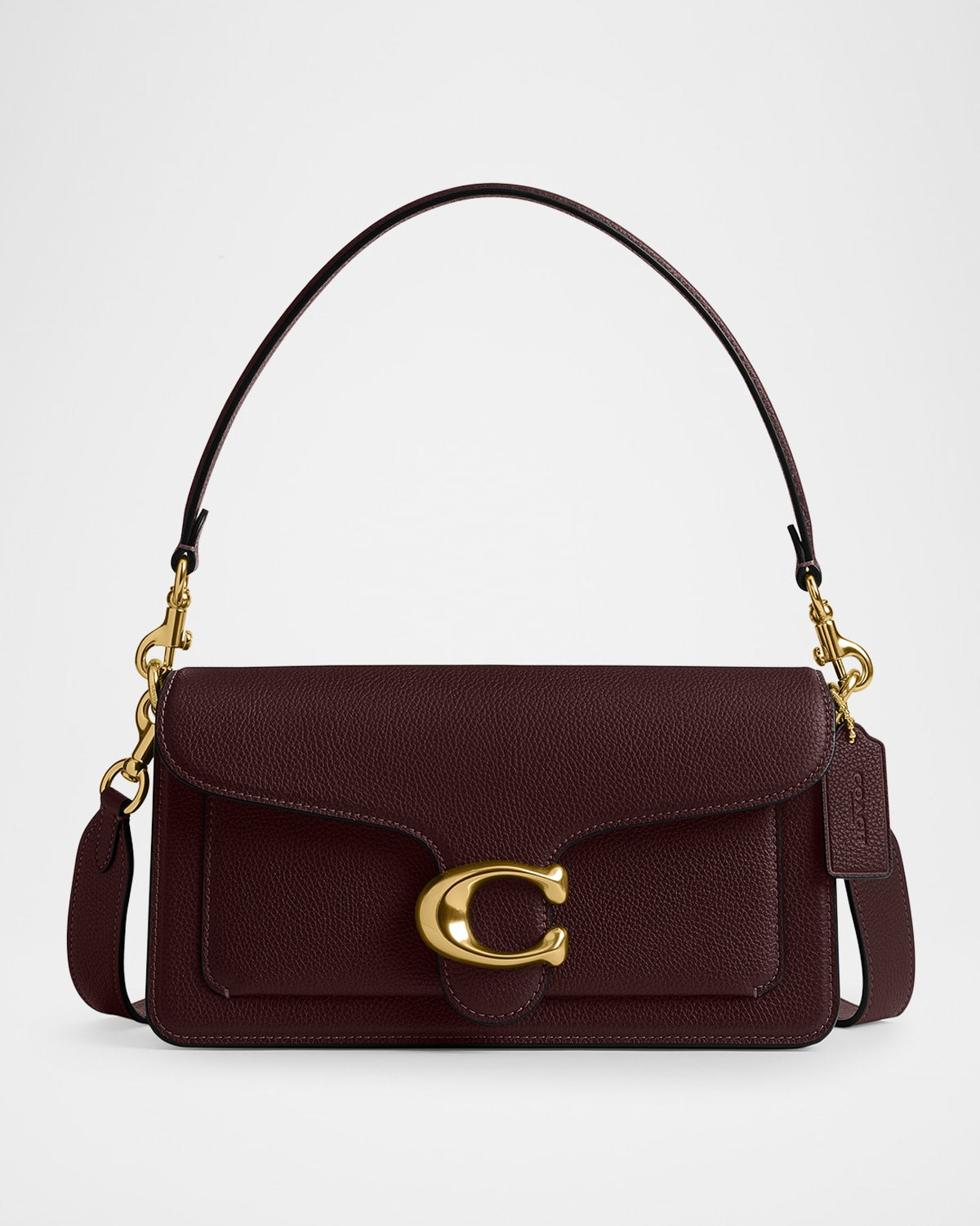 Coach Tabby Pebbled Leather Shoulder Bag