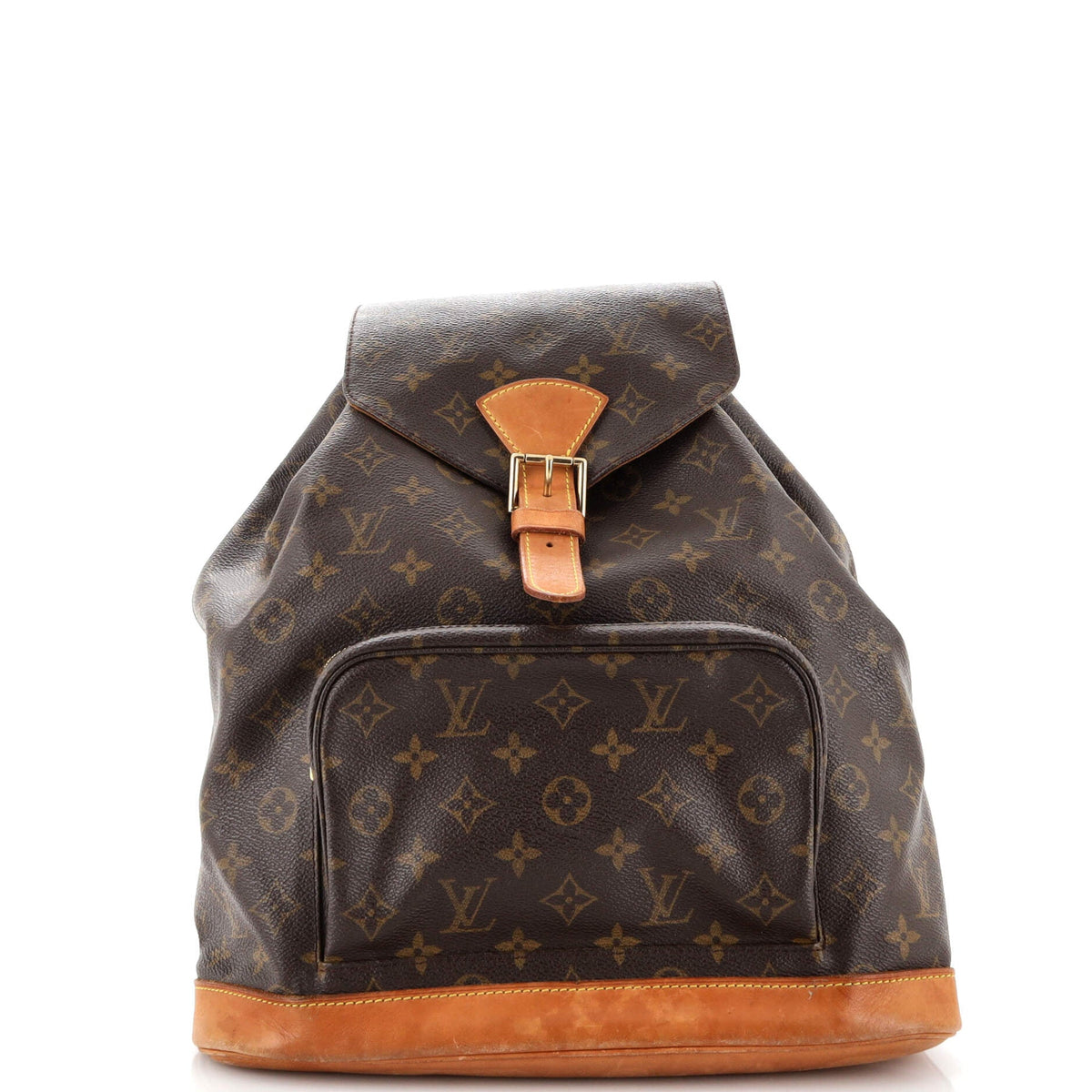 Louis Vuitton Vintage Montsouris Backpack Monogram Canvas GM