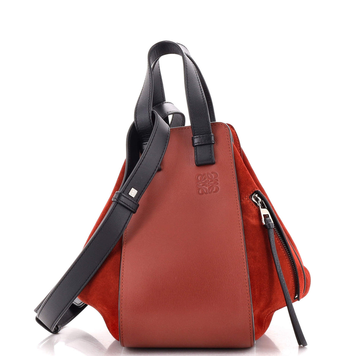 Loewe LOEWE Hammock Bag Leather and Suede Small