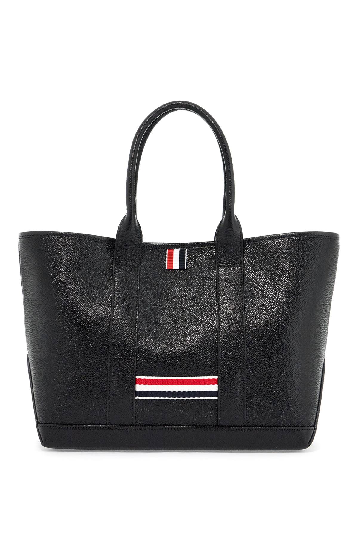 Thom Browne Small Leather Tote Bag For Tools