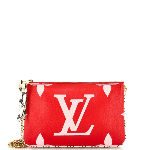 Double Zip Pochette Limited Edition Colored Monogram Giant