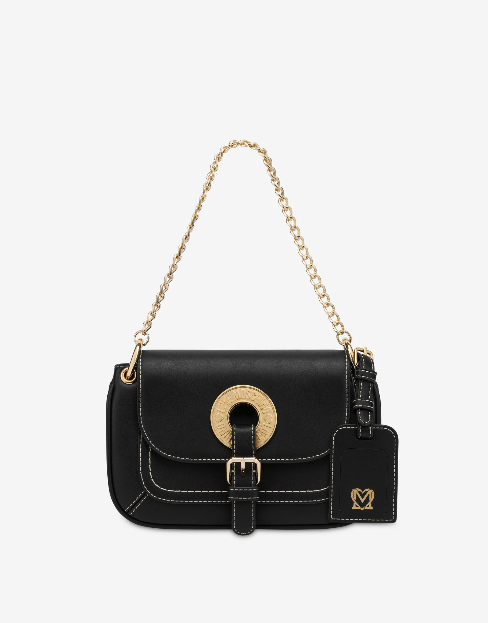 Love Moschino Sac d'épaule avec logo à œillets