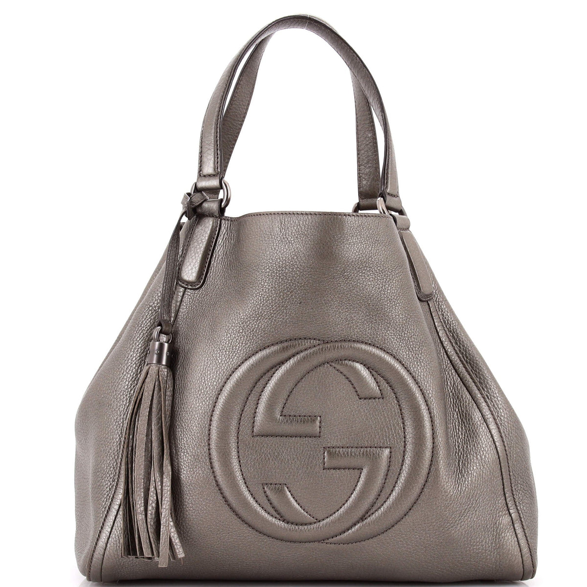 Gucci GUCCI Soho Shoulder Bag Leather Medium
