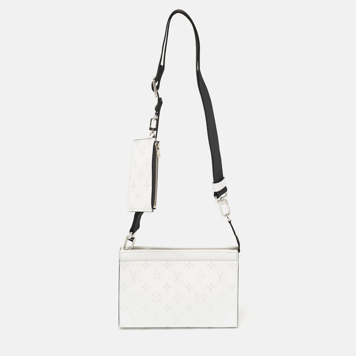 Louis Vuitton Optic White Taigarama Canvas Gaston Wearable Wallet