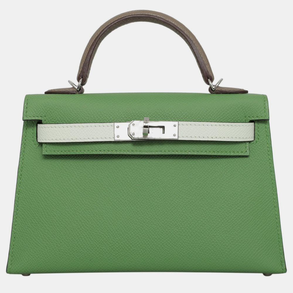 Tri-Color Mini Kelly Bag