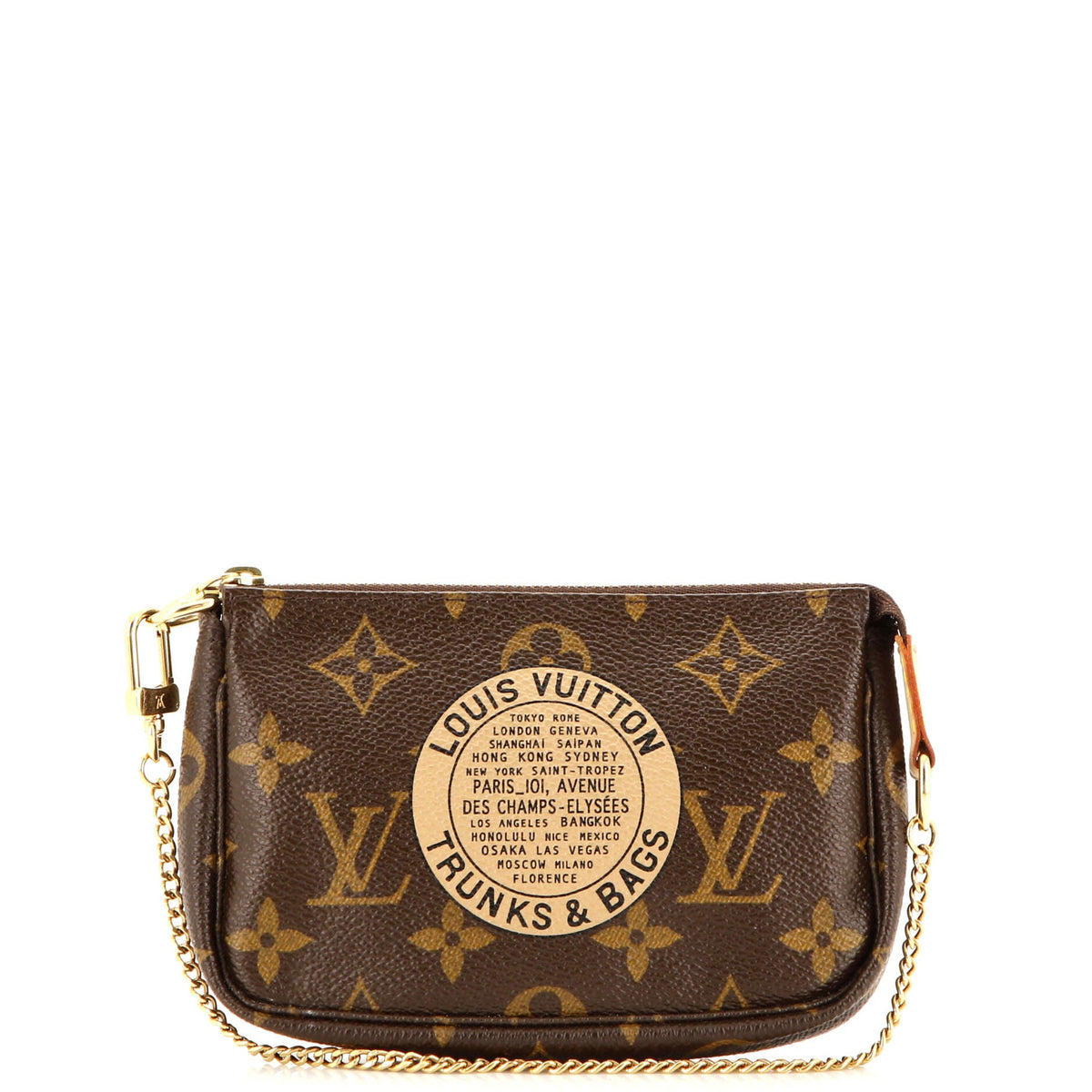 Louis Vuitton Pochette Accessoires Limited Edition Monogram Canvas Mini