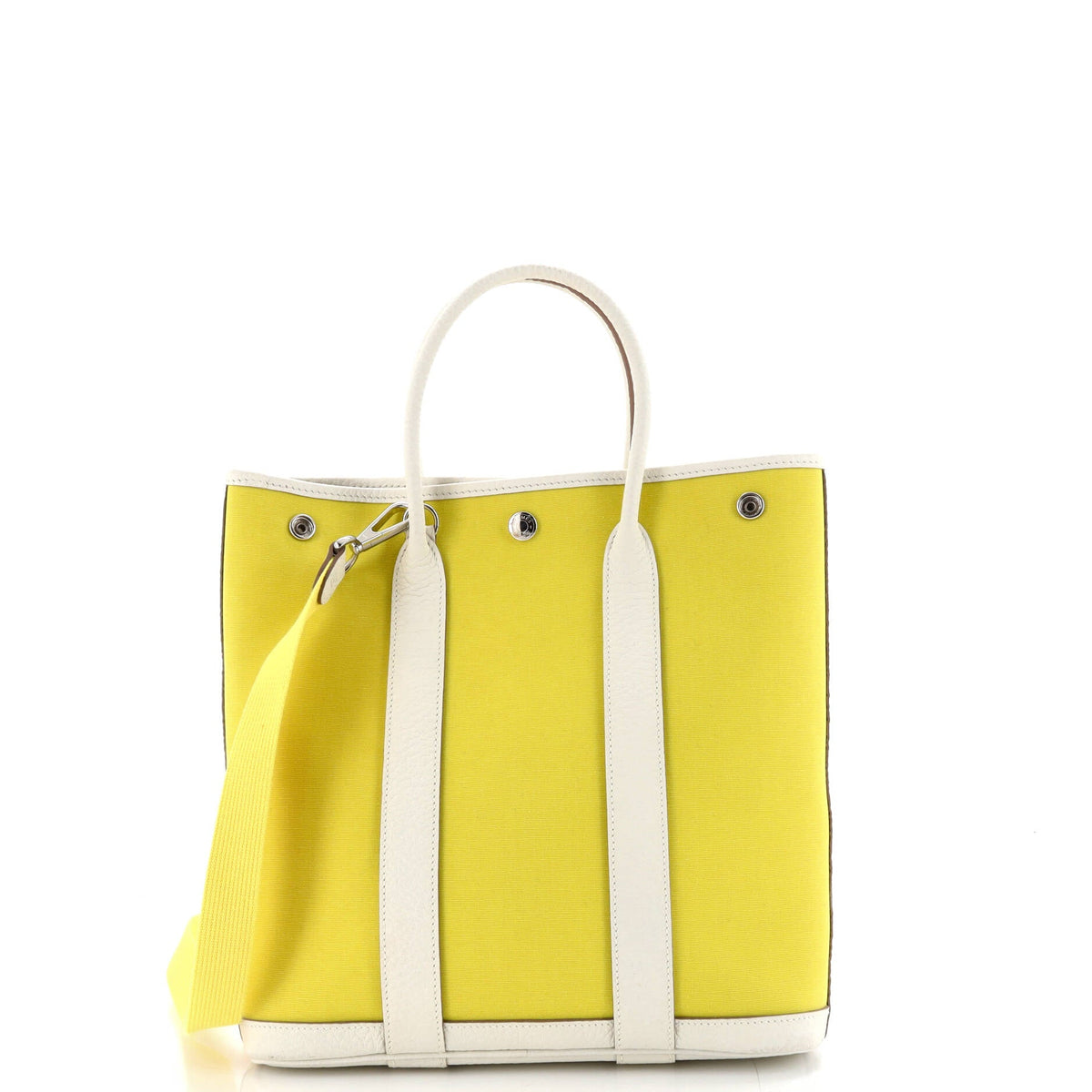 Herm?s Garden File Tote Toile and Leather 28