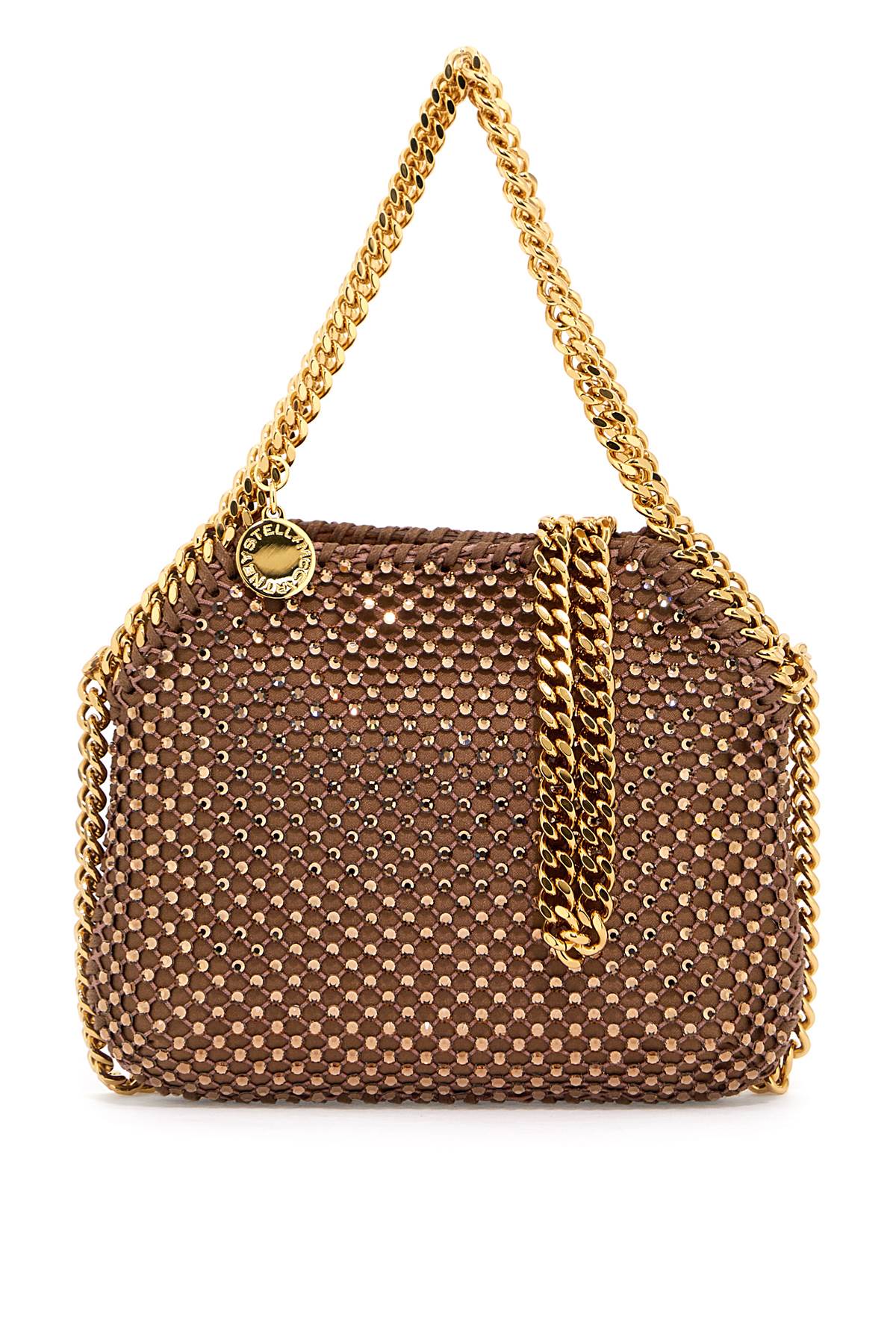 Stella McCartney Mini sac Falabella avec maille et cristaux