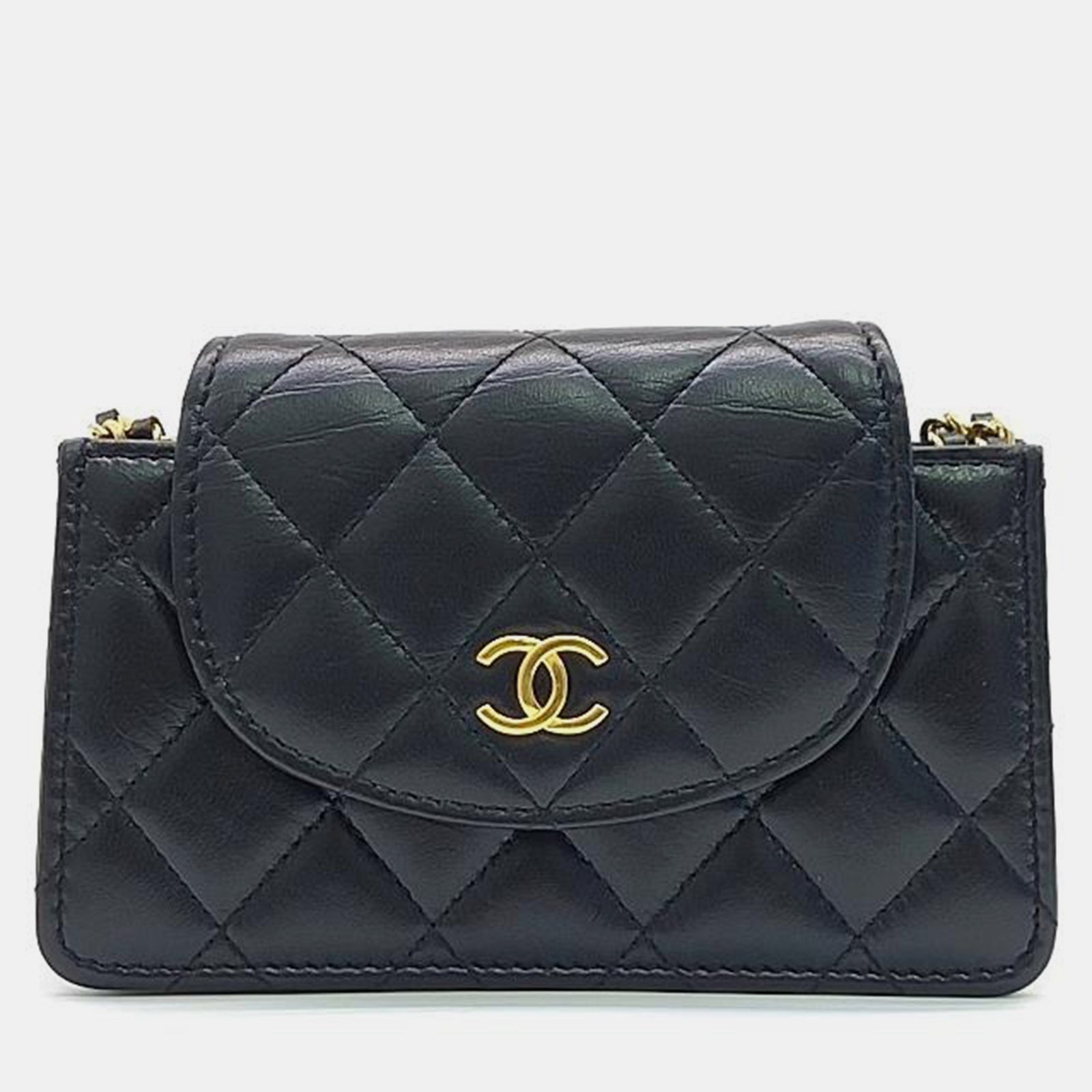 Chanel Double Chain Mini Flap Crossbody Bag AP2999