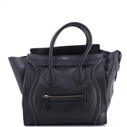 CELINE Luggage Bag Grainy Leather Mini