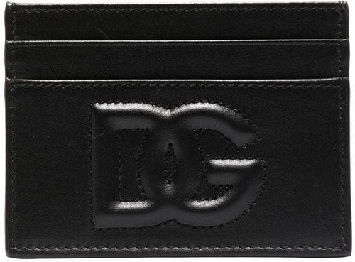 Women's Debossed-Logo Detail Cardholder in Black | Size UNICA | BI0330AG081